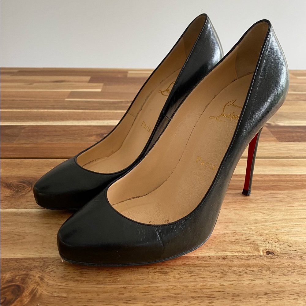 37.5 Christian Louboutin Elisa 100 Kid